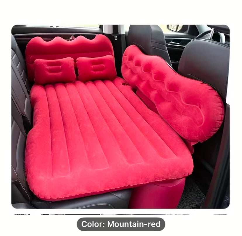 Inflated bed