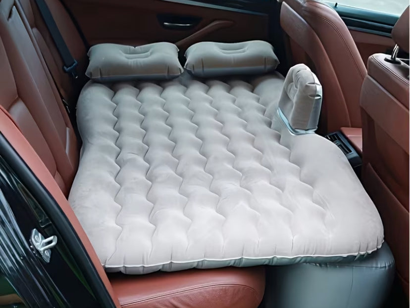 Inflated bed