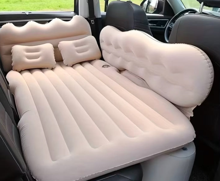 Inflated bed