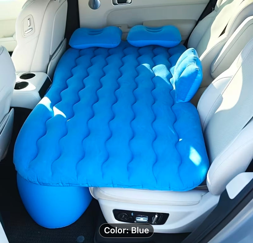 Inflated bed