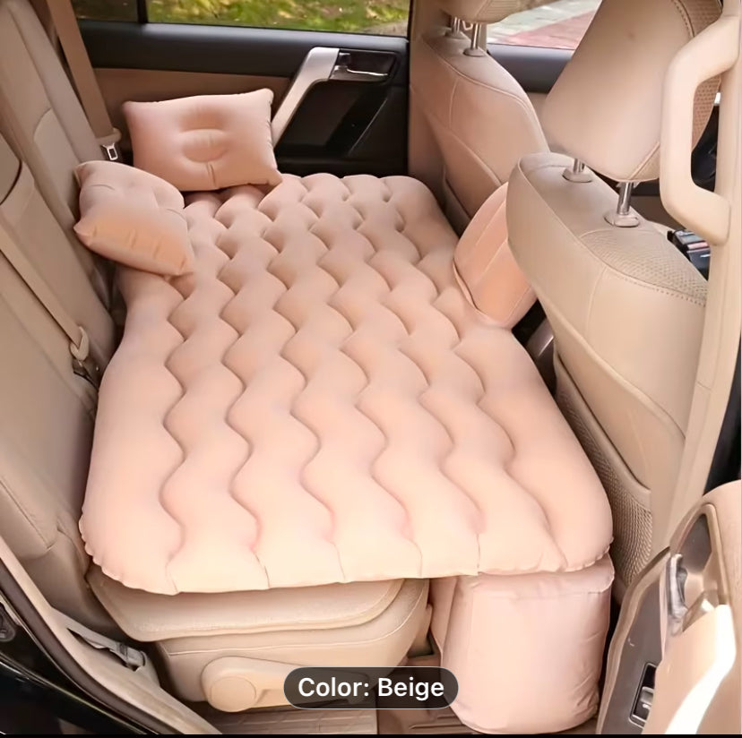 Inflated bed