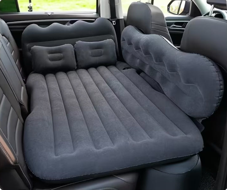 Inflated bed