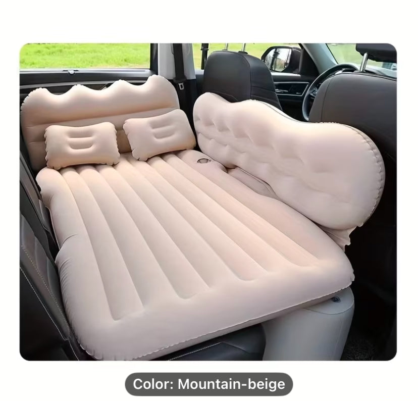Inflated bed
