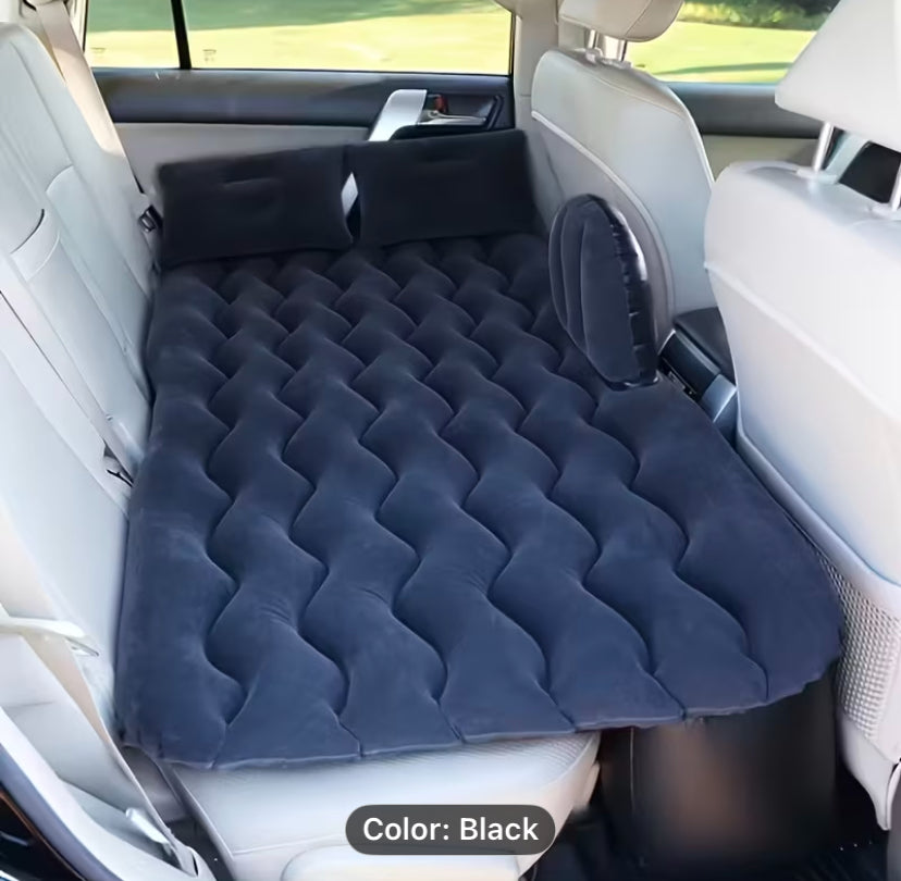 Inflated bed